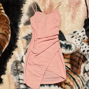 Joe & Elle Asymmetrical Pink Dress
